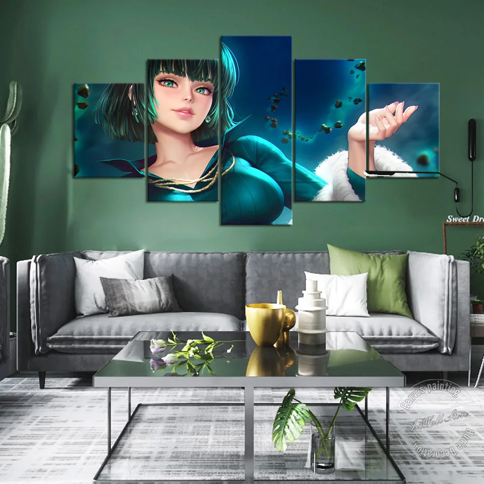 Unframed 5 Piece One Punch Man Anime Poster Fubuki Artwork Pictures Room Decor Sofa Background Wall Decor Sticker Wall Painting
Unframed 5 Piece One Punch Man Anime Poster Fubuki Artwork Pictures Room Decor Sofa Background Wall Decor Sticker Wall Painting