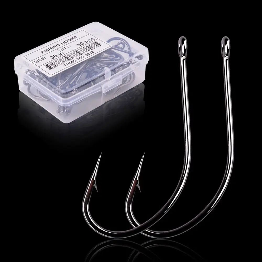 50pcs Coating High Carbon Stainless Steel Barbed Carp Fishing Hooks Pack with Retail Original Box Fishing Hook Tackle
50pcs Coating High Carbon Stainless Steel Barbed Carp Fishing Hooks Pack with Retail Original Box Fishing Hook Tackle