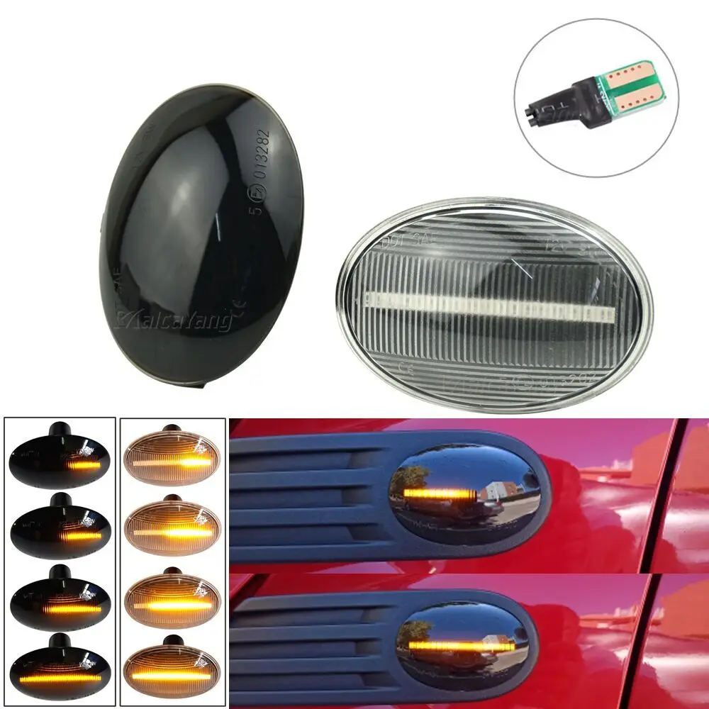 Amber LED Lights Fender Side Marker Lights For MINI Cooper Gen2 R55 R56 R57 R58 R59 2007-2013 Turn Signal
Amber LED Lights Fender Side Marker Lights For MINI Cooper Gen2 R55 R56 R57 R58 R59 2007-2013 Turn Signal