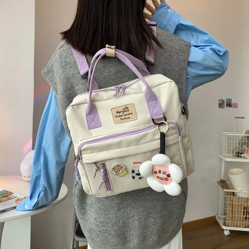 Nylon Backpack Women Mochila Infantil School Bags for Teenage Girls Small White Backpack Mochilas Para Mujer Mochilas Escolares
Nylon Backpack Women Mochila Infantil School Bags for Teenage Girls Small White Backpack Mochilas Para Mujer Mochilas Escolares
