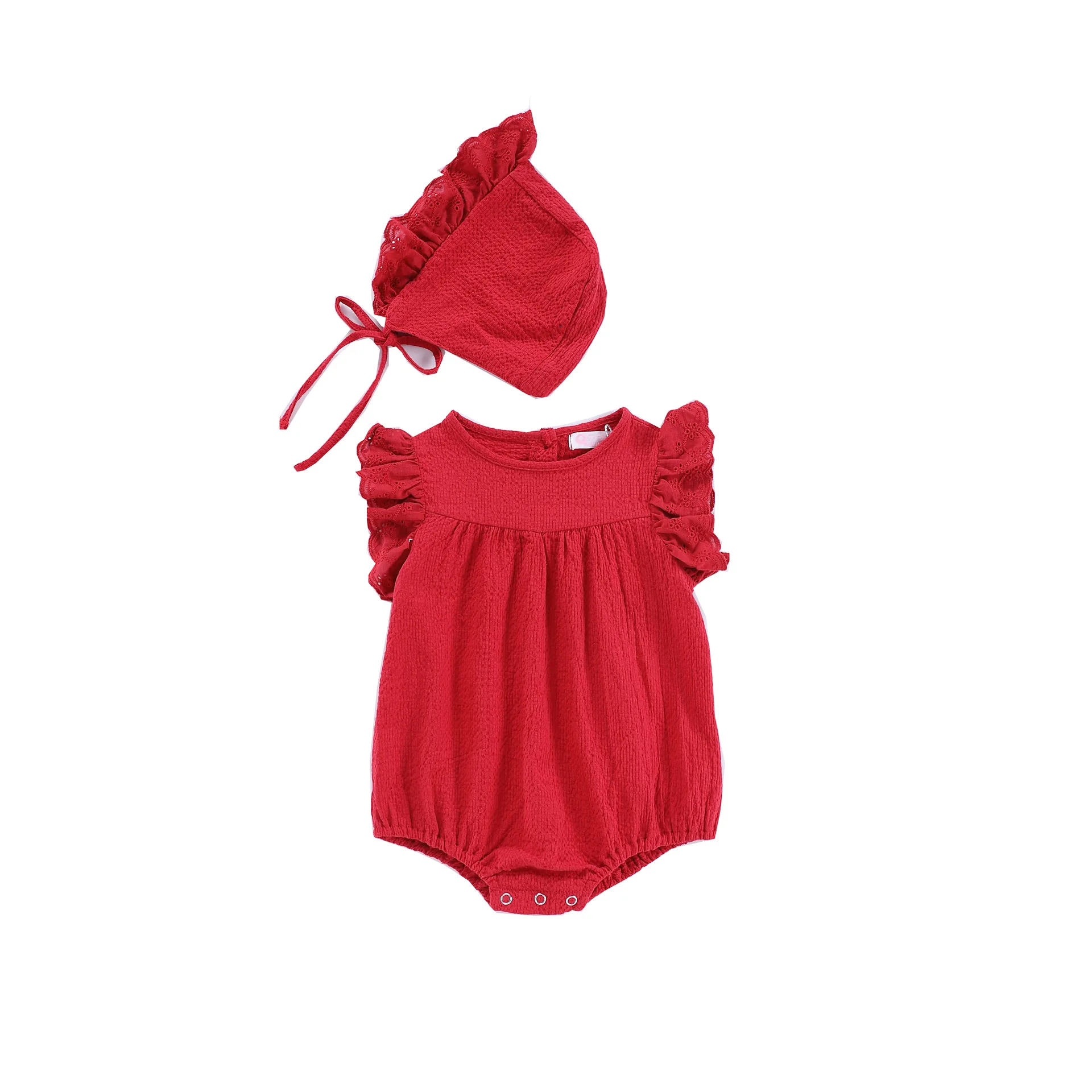 WLG Girls Casual Rompers Baby Short Sleeve Red Ruffle Romper Newborn Girl Clothes for 6-24 Months
WLG Girls Casual Rompers Baby Short Sleeve Red Ruffle Romper Newborn Girl Clothes for 6-24 Months