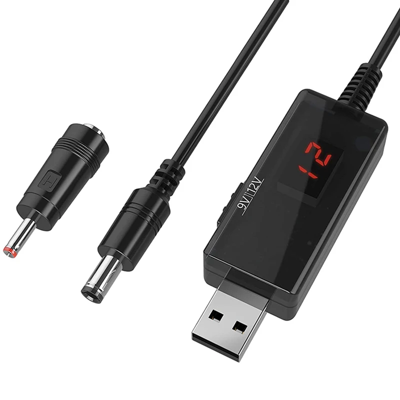 USB to 9V,5V to 12V Step Up,USB Cable DC 5V Boost to 9V 12V Voltage Converter 1A Step-Up Volt Transformer Power Line
USB to 9V,5V to 12V Step Up,USB Cable DC 5V Boost to 9V 12V Voltage Converter 1A Step-Up Volt Transformer Power Line