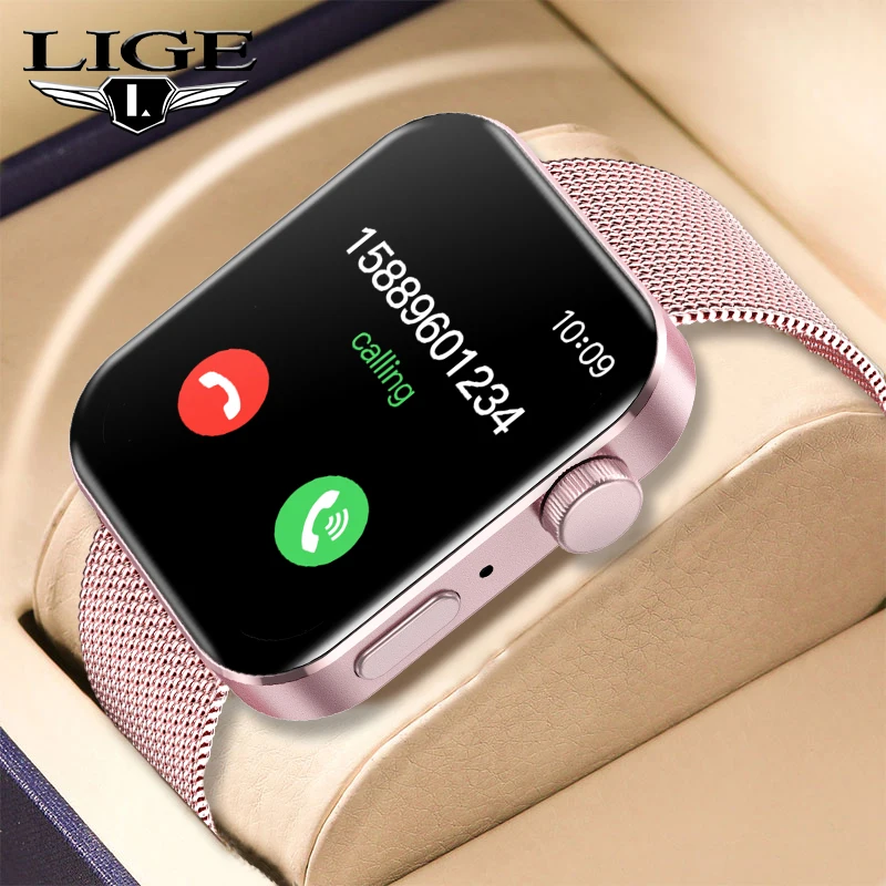 Смарт-часы LIGE водонепроницаемые с Bluetooth и фитнес-трекером | Электроника