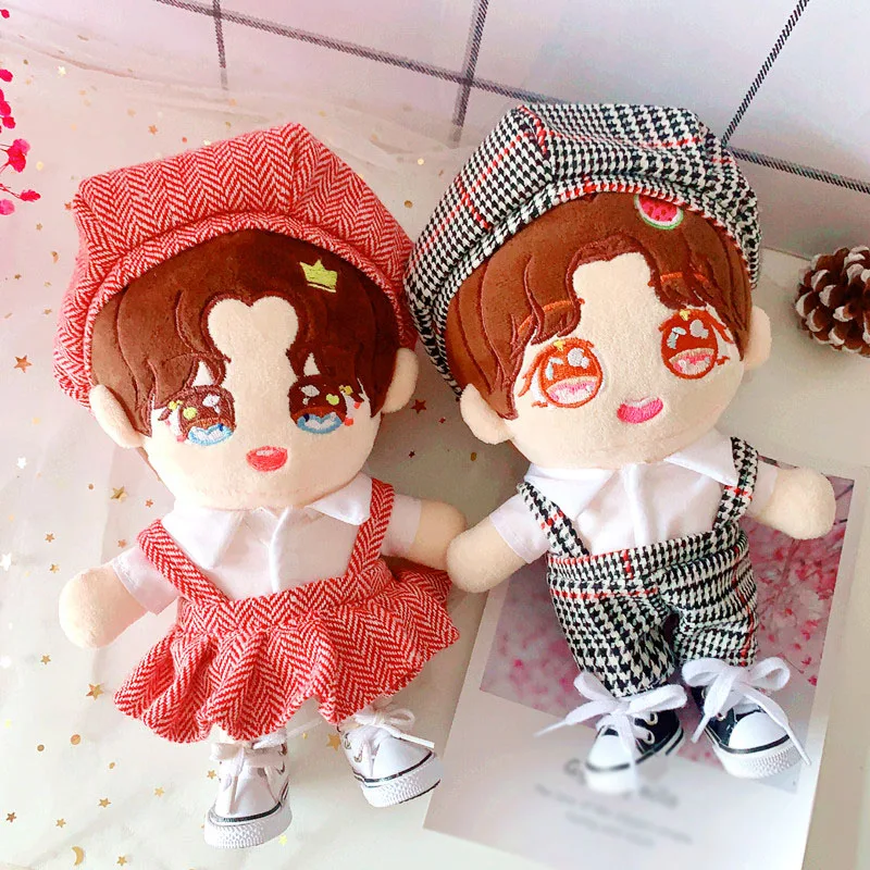 Preppy couple suspander pants skirt 20cm suit 20cm baby dress ExO star doll clothes doll accessories
Preppy couple suspander pants skirt 20cm suit 20cm baby dress ExO star doll clothes doll accessories