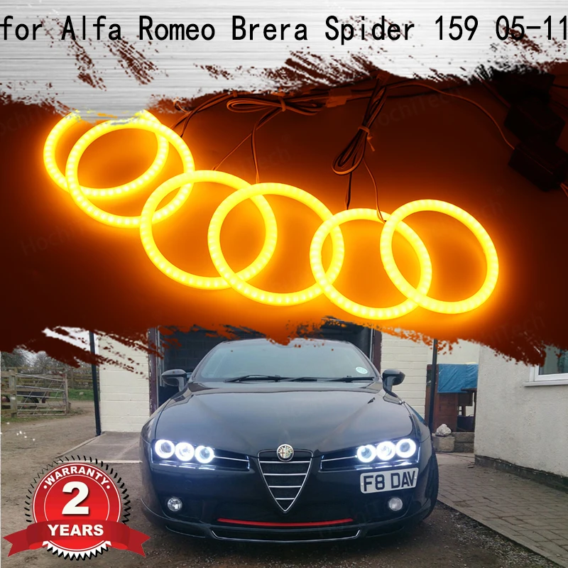 

Super Bright Car Styling Excellent 6pcs Day Light for Alfa Romeo Brera Spider 159 2005-2011 Cotton LED Angel Eyes Halo Rings kit