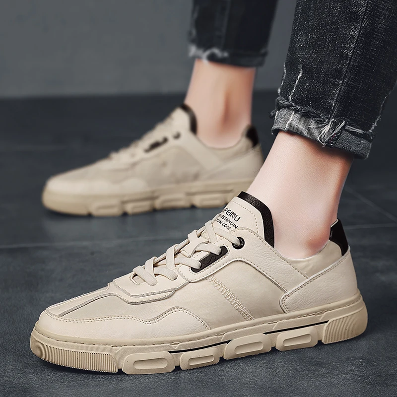 Fashion Genuine Leather Men's Breathable Shoes Outdoor casual Comfortabler Sport Lightweight Walking Jogging Shoes Men sneakers
Fashion Genuine Leather Men's Breathable Shoes Outdoor casual Comfortabler Sport Lightweight Walking Jogging Shoes Men sneakers