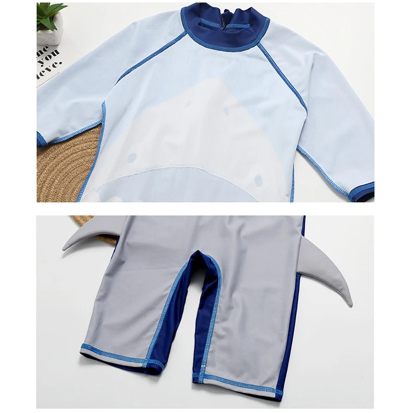 Boys Swimwear 2020 Summer Diving Suits New Baby Surfing Wetsuits Crocodile Shark Cartoon Pattern Middle-sleeved Beach Swimsuit
Boys Swimwear 2020 Summer Diving Suits New Baby Surfing Wetsuits Crocodile Shark Cartoon Pattern Middle-sleeved Beach Swimsuit