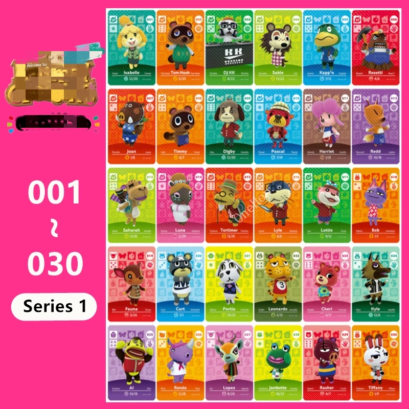 Animal Croxxing 001~030 NFC Card Tag Amxxbo Card Series 1 For NS Switch 3DS Ntag215 New Hot Villager
Animal Croxxing 001~030 NFC Card Tag Amxxbo Card Series 1 For NS Switch 3DS Ntag215 New Hot Villager