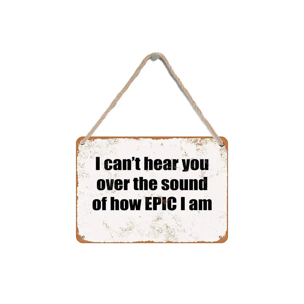 Isaric Wood Hanging Sign 8X12 дюймов я не могу слышать вас по звуку, как Эпический я. Забавный деревянный знак
Isaric Wood Hanging Sign 8X12 дюймов я не могу слышать вас по звуку, как Эпический я. Забавный деревянный знак