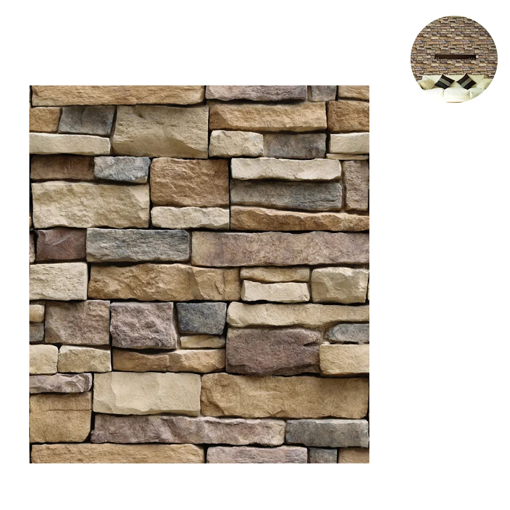 3D Stone Wallpaper Brick Sticker Peel and Stick Wall Decals Decoration for Home (SA-1007)
3D Stone Wallpaper Brick Sticker Peel and Stick Wall Decals Decoration for Home (SA-1007)