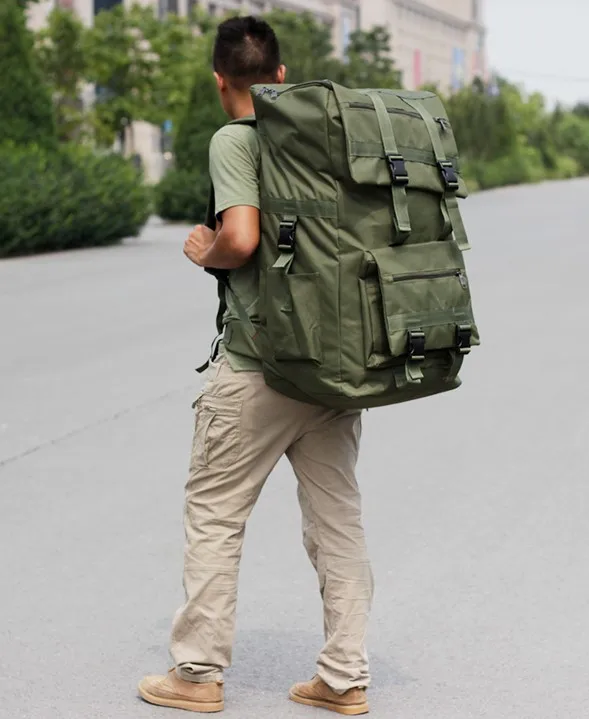 camouflage military use backpack 125L high-capacity soldier basic use huge travel bag Camp bag Mountaineering bag climb bag
camouflage military use backpack 125L high-capacity soldier basic use huge travel bag Camp bag Mountaineering bag climb bag