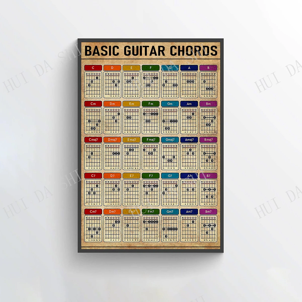 Basic Guitar Chords Poster, Guitar Guide Wall Art, Guitar Chords For Beginning Poster, Guitar Chords Chart Prints
Basic Guitar Chords Poster, Guitar Guide Wall Art, Guitar Chords For Beginning Poster, Guitar Chords Chart Prints