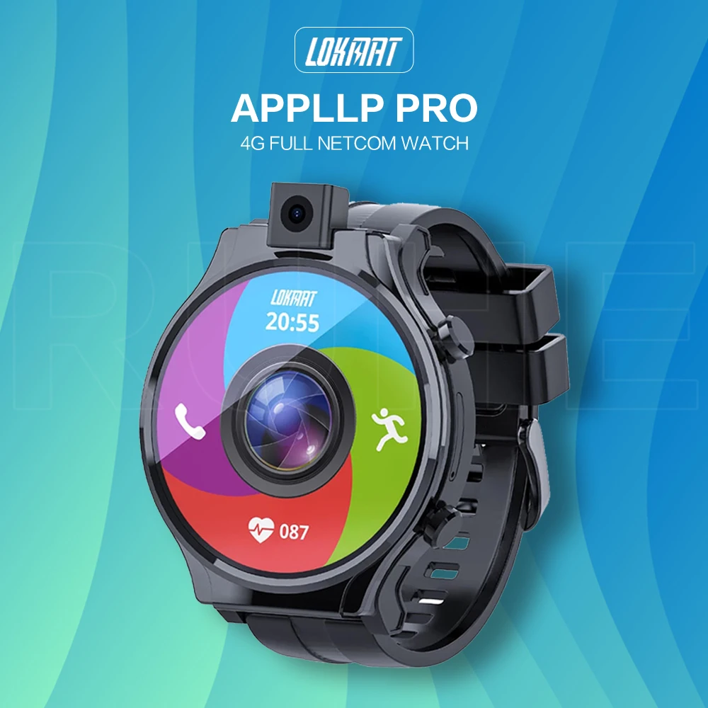 LOKMAT APPLLP Pro Smart Watch 13.0MP Camera 4G RAM 64G ROM Android 10.0 BT5.0 Waterproof Heart Rate Monitor 4G Smartwatch Men
LOKMAT APPLLP Pro Smart Watch 13.0MP Camera 4G RAM 64G ROM Android 10.0 BT5.0 Waterproof Heart Rate Monitor 4G Smartwatch Men