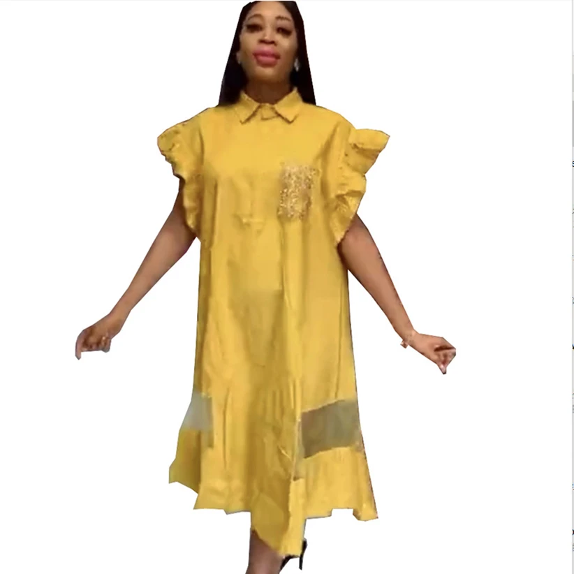 New Style African Women's Dashiki Fashion Hot nail Bead Drill Cotton Loose Dress Free Size Bust 140cm
New Style African Women's Dashiki Fashion Hot nail Bead Drill Cotton Loose Dress Free Size Bust 140cm