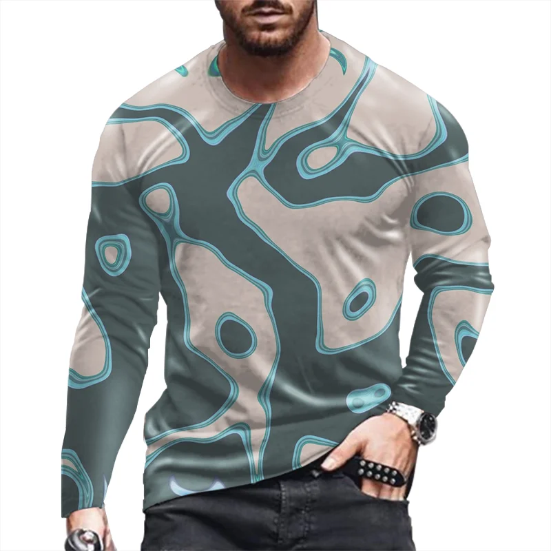 Mens Fashion T-shirt Long Sleeve 3D Print Tops Streetwear Masculinas 2021 Autumn Casual Pullovers Men Tees Shirt
Mens Fashion T-shirt Long Sleeve 3D Print Tops Streetwear Masculinas 2021 Autumn Casual Pullovers Men Tees Shirt
