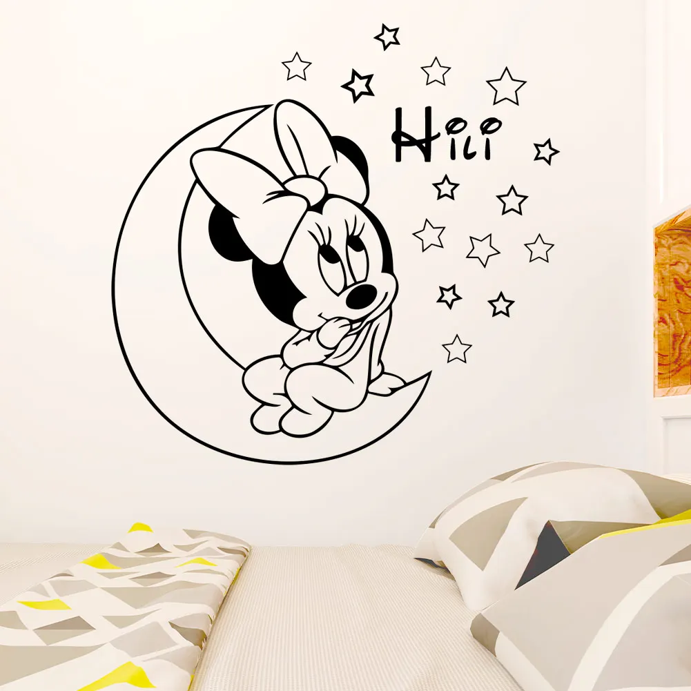 Disney Personalized Name Minnie Mouse Baby Wall Decal Vinyl Sticker Custom Poster wall stickers for kids rooms Cute Cartoon
Disney Personalized Name Minnie Mouse Baby Wall Decal Vinyl Sticker Custom Poster wall stickers for kids rooms Cute Cartoon