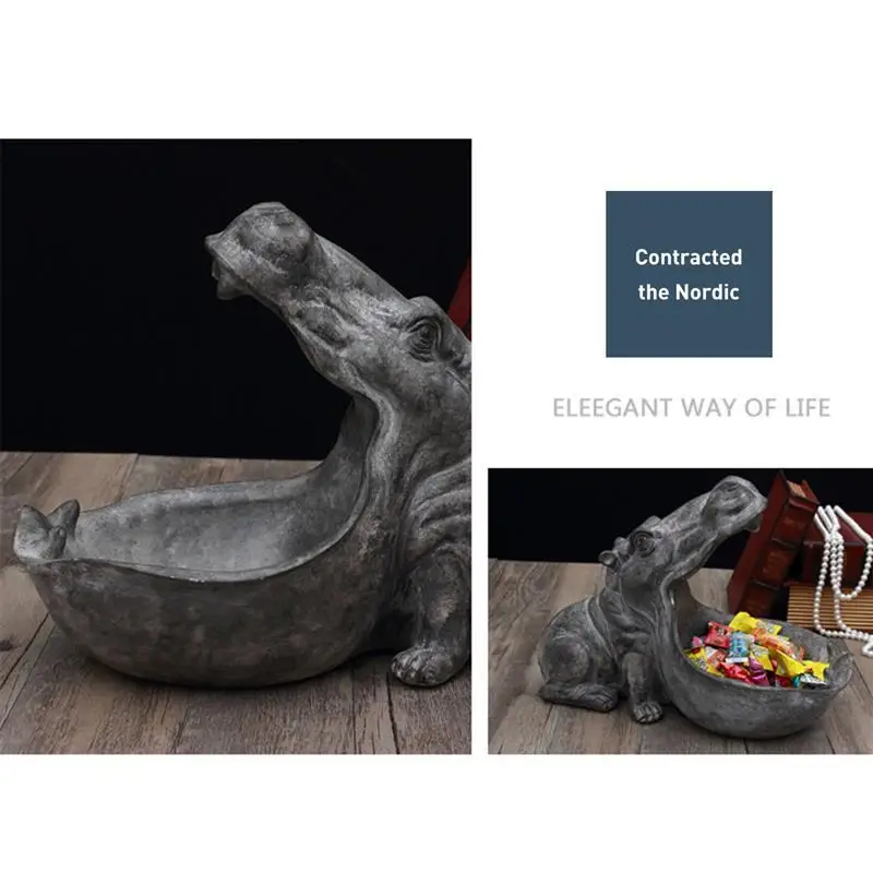 Creative Resin Hippopotamus Storage Box Statue Hippo Figurine Sculpture Key Candy Container Home Table Decoration Birthday Gift
Creative Resin Hippopotamus Storage Box Statue Hippo Figurine Sculpture Key Candy Container Home Table Decoration Birthday Gift