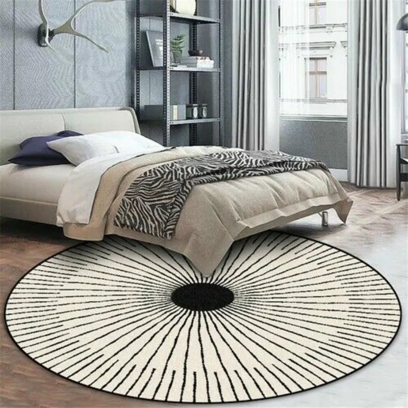 New Nordic Modern Round Living Room Bedroom Carpet Safety Non-slip Bedside Carpet Household Room Decoration Products
New Nordic Modern Round Living Room Bedroom Carpet Safety Non-slip Bedside Carpet Household Room Decoration Products