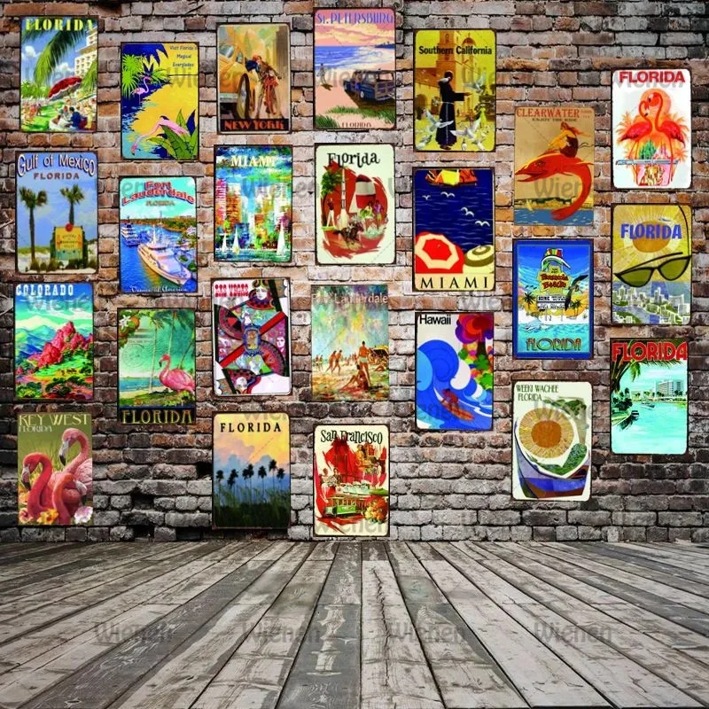 Retro City Florida Gulf of Mexico Shabby Chic Tin Sign Metal Plate Iron Poster Wall Bar Restaurant Home Art Craft Wall Decor
Retro City Florida Gulf of Mexico Shabby Chic Tin Sign Metal Plate Iron Poster Wall Bar Restaurant Home Art Craft Wall Decor