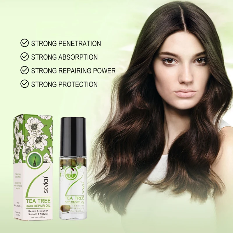 Sevich 30ml Tea Tree Hair Smoothing Oil Repair Damage & Hair Care Natural Keratin Hair Treatment Oil Help Nourishing Dry Hair
Sevich 30ml Tea Tree Hair Smoothing Oil Repair Damage & Hair Care Natural Keratin Hair Treatment Oil Help Nourishing Dry Hair