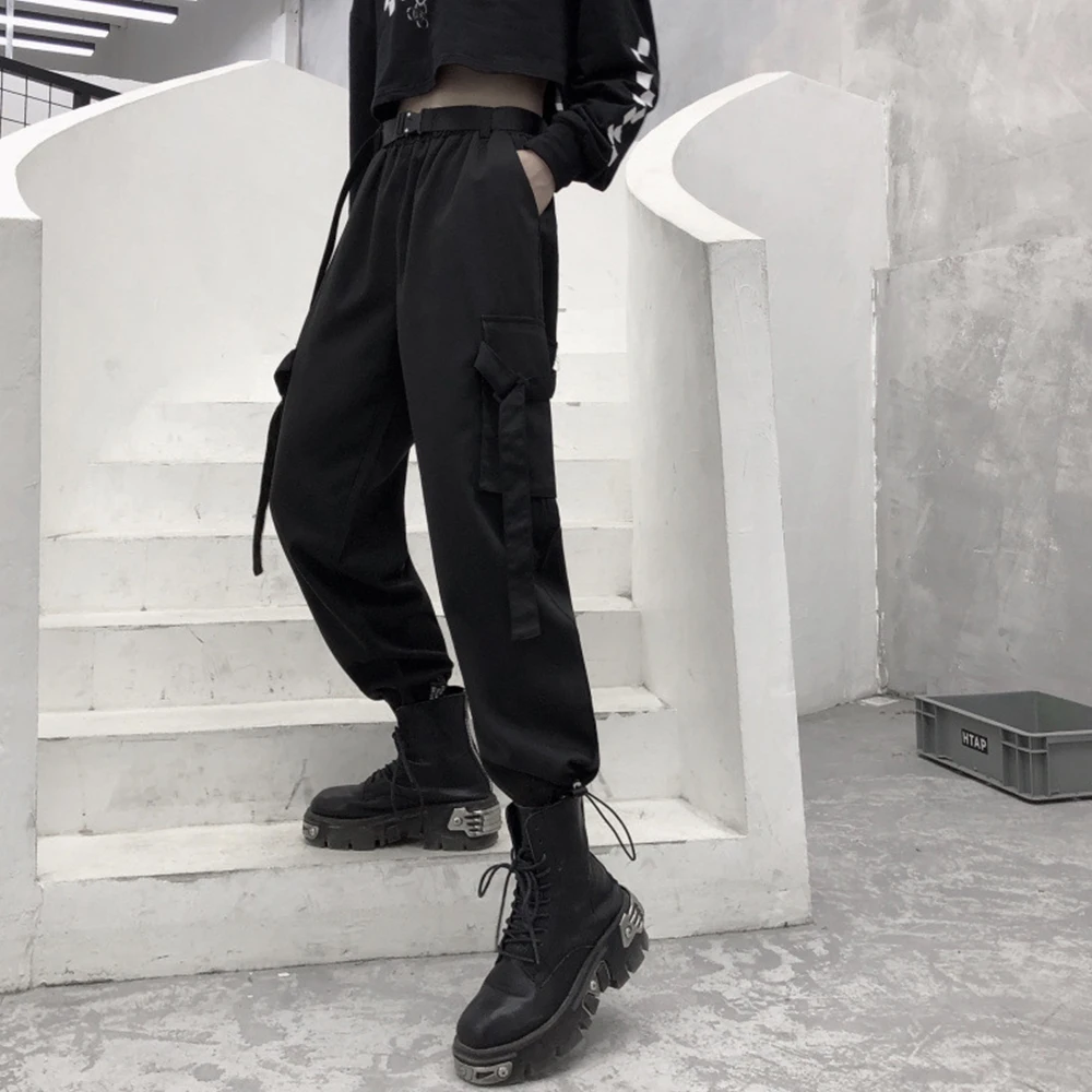 Woman Clothes Cargo Pants Gothic Harajuku Sweatpants Pockets High Waist Urban Streetwear Hip Hop Female Clothing Casual Pants
Woman Clothes Cargo Pants Gothic Harajuku Sweatpants Pockets High Waist Urban Streetwear Hip Hop Female Clothing Casual Pants