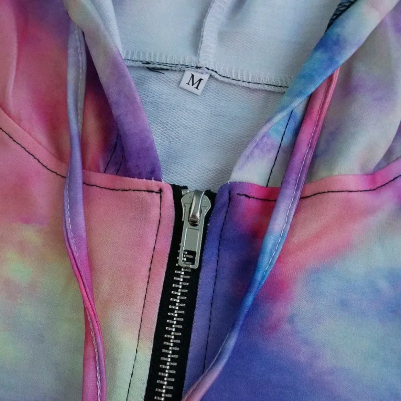 European And American Women Fashion Tie-Dye Printed Hoodie Long Sleeve Warm Loose Coat Casual Versatile Coat
European And American Women Fashion Tie-Dye Printed Hoodie Long Sleeve Warm Loose Coat Casual Versatile Coat