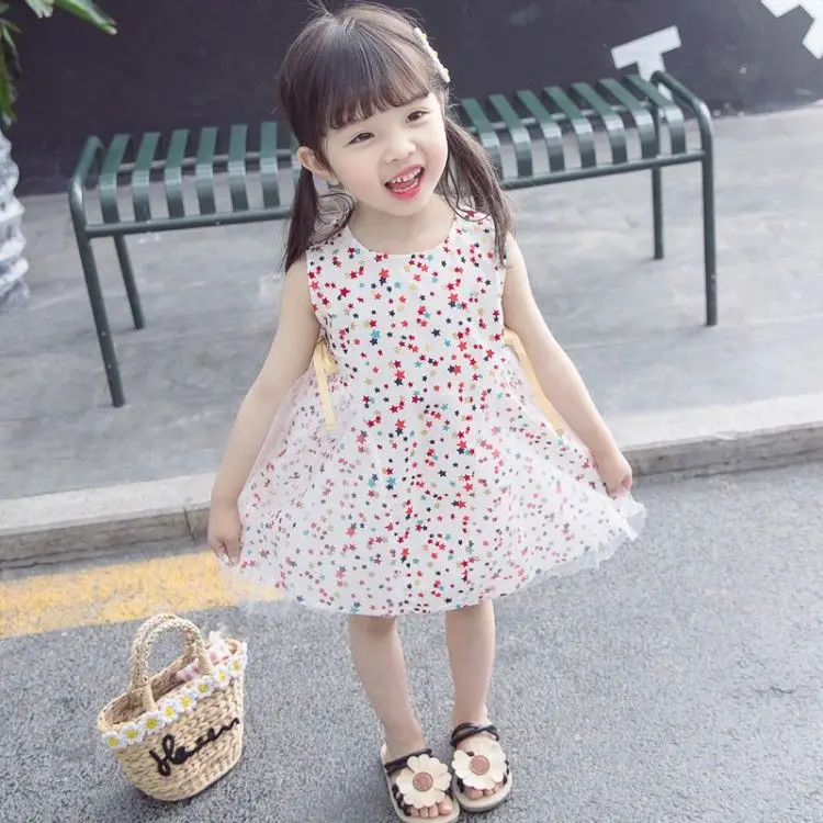 Girls Dresses Kids Summer Star Dress 2020 New Girl Vest Skirt Children's Clothing
Girls Dresses Kids Summer Star Dress 2020 New Girl Vest Skirt Children's Clothing