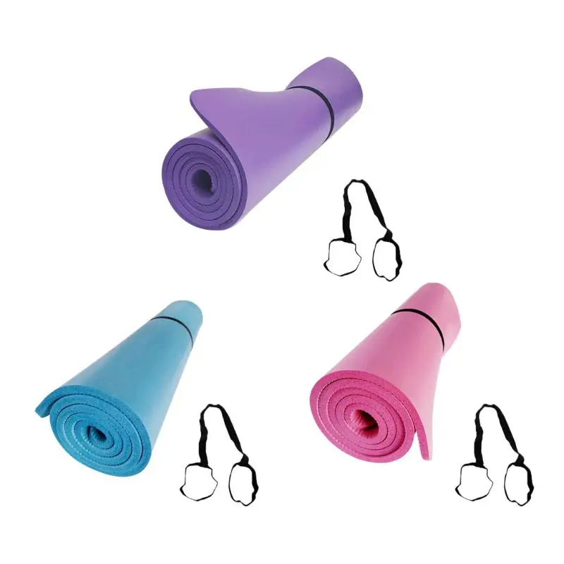 Yoga And Pilates Exercise Gym Mat 10mm NBR Foam With Carry Strap Gymnastics Yoga PXPE 
Yoga And Pilates Exercise Gym Mat 10mm NBR Foam With Carry Strap Gymnastics Yoga PXPE