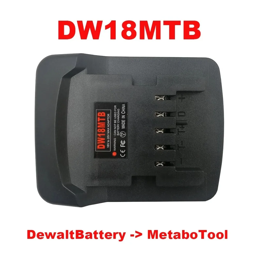 Преобразователь аккумулятора MK18MTB DW18MTB для Maki.ta/DeWalt 18 в 20 в, литий-ионная батарея для Metabo 18 в, литиевый инструмент
Преобразователь аккумулятора MK18MTB DW18MTB для Maki.ta/DeWalt 18 в 20 в, литий-ионная батарея для Metabo 18 в, литиевый инструмент