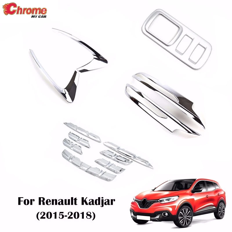 For Renault Kadjar 2015 2016 2017 2018 Chrome Rear Trunk Fog Lamp Light Switch Cover Grill Trim Molding Car Styling Accessories 
For Renault Kadjar 2015 2016 2017 2018 Chrome Rear Trunk Fog Lamp Light Switch Cover Grill Trim Molding Car Styling Accessories