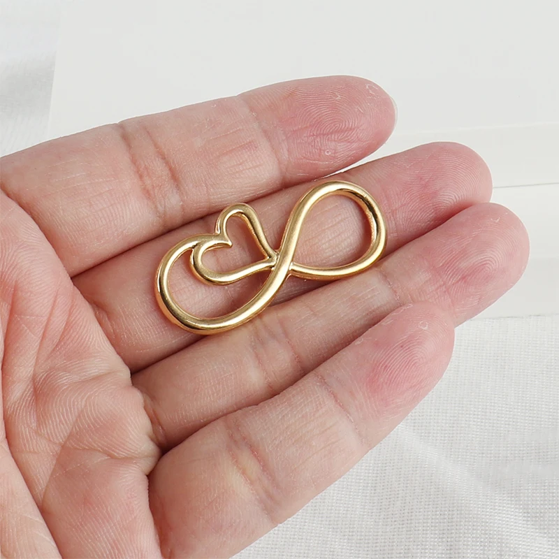 5pcs Stainless Steel Infinity Heart Charms High Polished Pendant For DIY Jewelry Making Necklace Bracelet Accessories
5pcs Stainless Steel Infinity Heart Charms High Polished Pendant For DIY Jewelry Making Necklace Bracelet Accessories