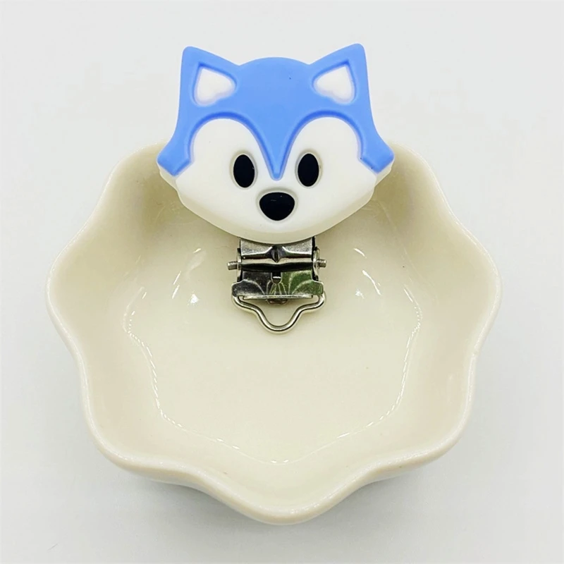 2 Pcs Cartoon Animal Pacifier Clips Food Grade Silicone Baby Teether Safety Clasp Dummy Chain Holder DIY Nipple Toys
2 Pcs Cartoon Animal Pacifier Clips Food Grade Silicone Baby Teether Safety Clasp Dummy Chain Holder DIY Nipple Toys