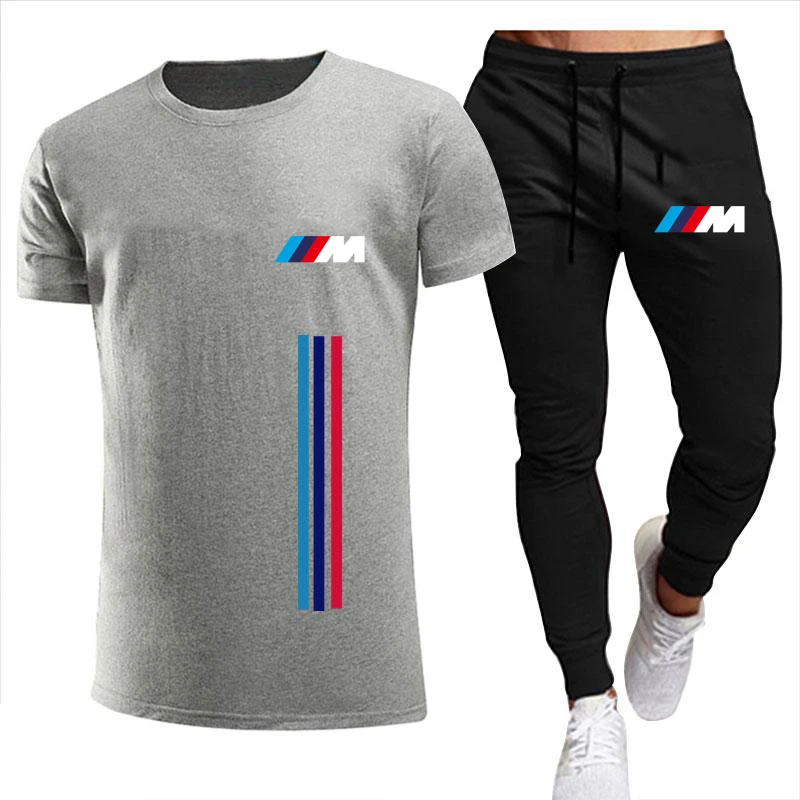 2021new BMW Sets T-shirt+pants Two Pieces Casual Tracksuit Male Sportswear Gym Brand Clothing Sweat Suit Men's Summer Leisure
2021new BMW Sets T-shirt+pants Two Pieces Casual Tracksuit Male Sportswear Gym Brand Clothing Sweat Suit Men's Summer Leisure