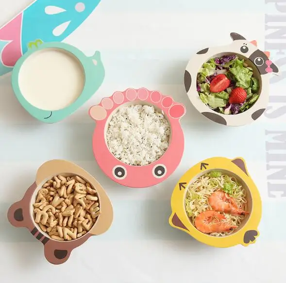 Cartoon Bamboo Tableware Animal Baby Feeding Food Bowl Infant Kids Plate Eco-friendly Cute Children Baby Eating Food Bowl Plate
Cartoon Bamboo Tableware Animal Baby Feeding Food Bowl Infant Kids Plate Eco-friendly Cute Children Baby Eating Food Bowl Plate