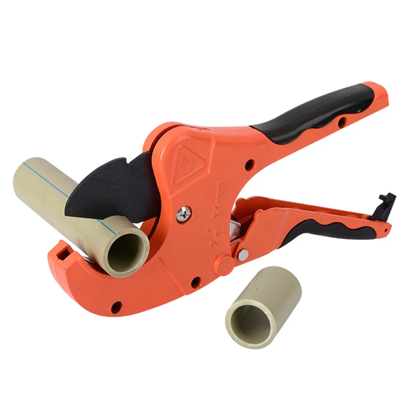 PVC Pipe Cutter 42mm Aluminum Alloy Body Ratchet Tubing Scissors Tube Cutter PVC/PU/PP/PE/PPR Hose Cutting Hand Tools
PVC Pipe Cutter 42mm Aluminum Alloy Body Ratchet Tubing Scissors Tube Cutter PVC/PU/PP/PE/PPR Hose Cutting Hand Tools