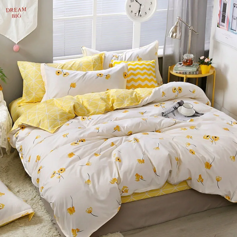Home Textiles Bedding Sets Home Bedding Duvet Cover Flat Sheet Skin-Friendly Aloe Cotton 3/4PCS Quilt Cover Sheet Pillowcases
Home Textiles Bedding Sets Home Bedding Duvet Cover Flat Sheet Skin-Friendly Aloe Cotton 3/4PCS Quilt Cover Sheet Pillowcases