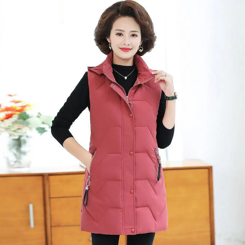 2022 Women Thick New Cotton Vest Coats Plus Size Female Hooded Vests Parkas Fashion Winter Jacket Lady Warm Clothing H482
2022 Women Thick New Cotton Vest Coats Plus Size Female Hooded Vests Parkas Fashion Winter Jacket Lady Warm Clothing H482