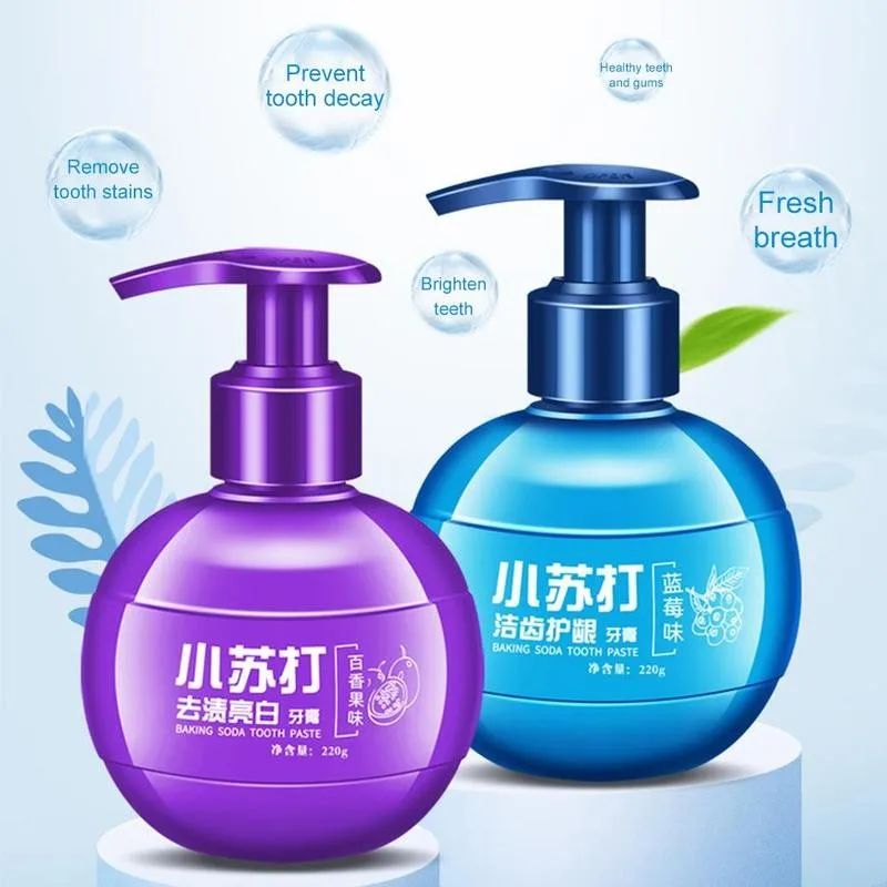 Teeth Whitening Baking Soda Toothpaste Cleaning Stain Removal Fight Bleeding Gums Baking Dental Care Press Type Tooth Paste
Teeth Whitening Baking Soda Toothpaste Cleaning Stain Removal Fight Bleeding Gums Baking Dental Care Press Type Tooth Paste