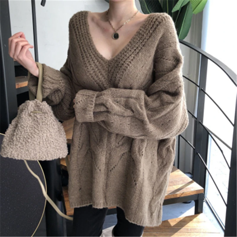 New Arctic Velvet Hem Split Hollow Sweater Women Fall Winter Casual Loose O-neck Twist Solid Color Pullovers Female Oversize Top
New Arctic Velvet Hem Split Hollow Sweater Women Fall Winter Casual Loose O-neck Twist Solid Color Pullovers Female Oversize Top
