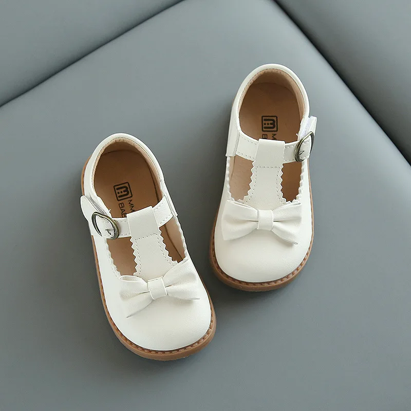 Autumn Girls Leather Shoes Fashion Butterfly Knot T-type Solid Baby Casual Kids Sneakers Soft Bottom Toddler Shoes Size 21-30
Autumn Girls Leather Shoes Fashion Butterfly Knot T-type Solid Baby Casual Kids Sneakers Soft Bottom Toddler Shoes Size 21-30