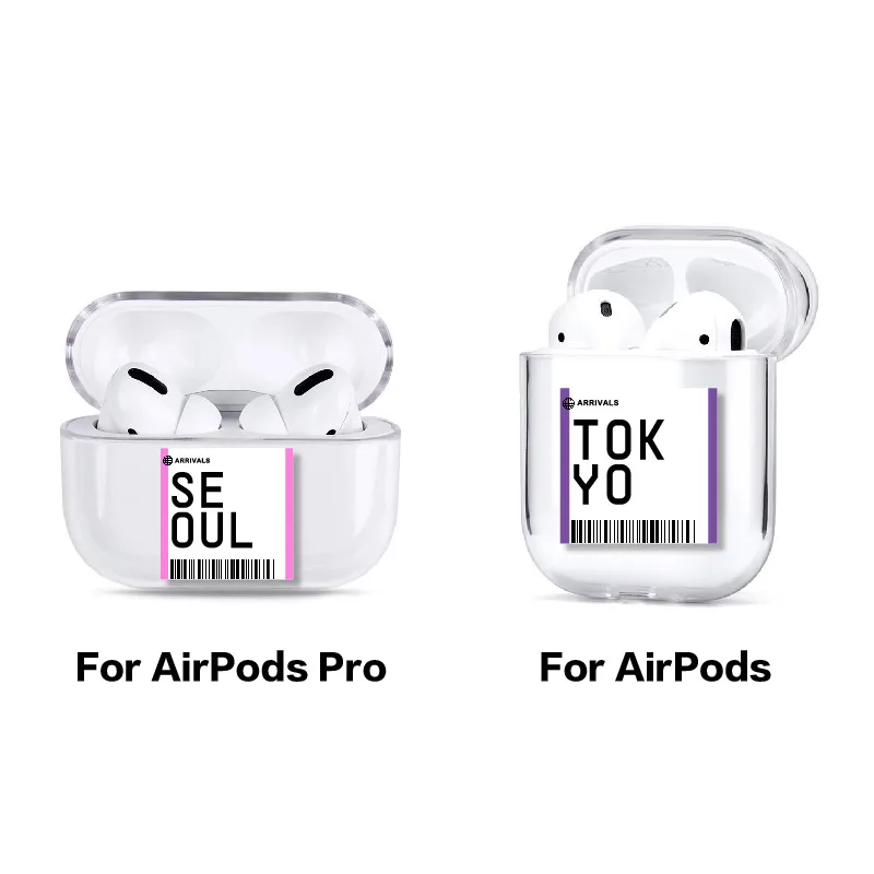 City Flight Baggage Tag Travel Passport Earphone Case For iPhone Charging Box For AirPods Pro Hard Clear Protective Accessories 
City Flight Baggage Tag Travel Passport Earphone Case For iPhone Charging Box For AirPods Pro Hard Clear Protective Accessories