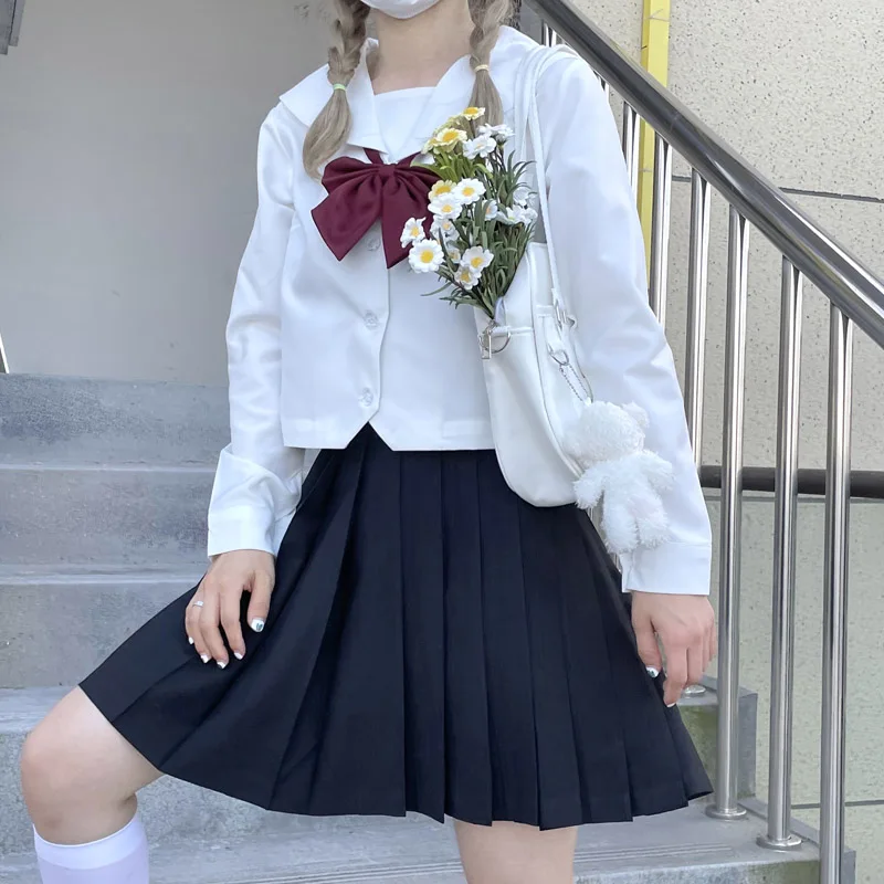 Японский комплект из двух предметов, Женский матросский костюм, Базовый костюм униформы Jk, милый мини-костюм трапециевидной формы в стиле Х...
Японский комплект из двух предметов, Женский матросский костюм, Базовый костюм униформы Jk, милый мини-костюм трапециевидной формы в стиле Х...