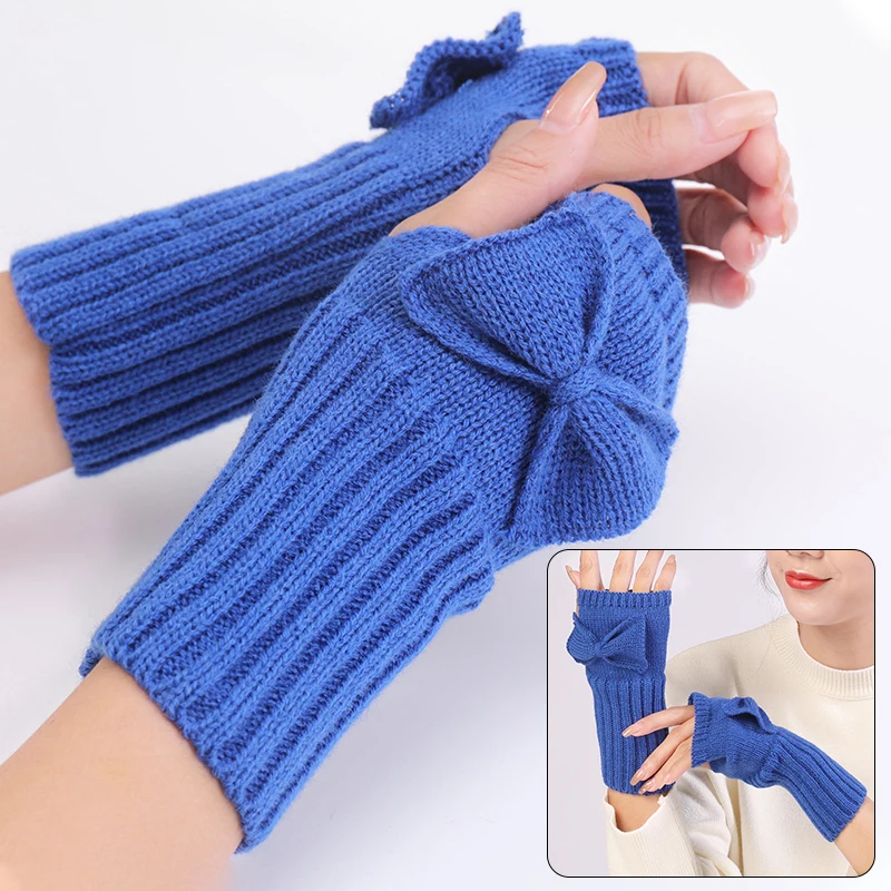Winter Bowknot Finger Gloves Women Gloves Stylish Hand Warmer Outdoor Girls Arm Crochet Warm Knitting Mitten Fingerless Glove
Winter Bowknot Finger Gloves Women Gloves Stylish Hand Warmer Outdoor Girls Arm Crochet Warm Knitting Mitten Fingerless Glove