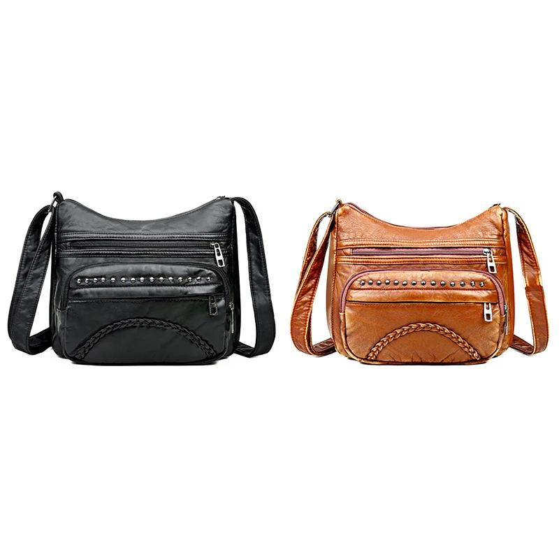 Fashion for Luxury Handbags Women Bags Designer Vintage Crossbody Pu Leather Soft Washed Messenger Flap Bag 
Fashion for Luxury Handbags Women Bags Designer Vintage Crossbody Pu Leather Soft Washed Messenger Flap Bag