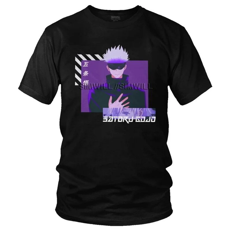 Male Jujutsu Kaisen T-Shirt Funny Anime Manga Satoru Gojo Tshirt Short Sleeve Hip Hop T Shirt Homme Cotton Tee Tops Gift
Male Jujutsu Kaisen T-Shirt Funny Anime Manga Satoru Gojo Tshirt Short Sleeve Hip Hop T Shirt Homme Cotton Tee Tops Gift