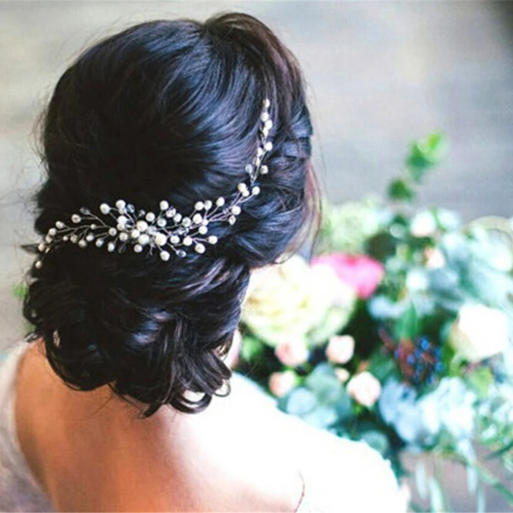 Гребень для волос невесты свадебные головные уборы жемчужные женские ювелирные