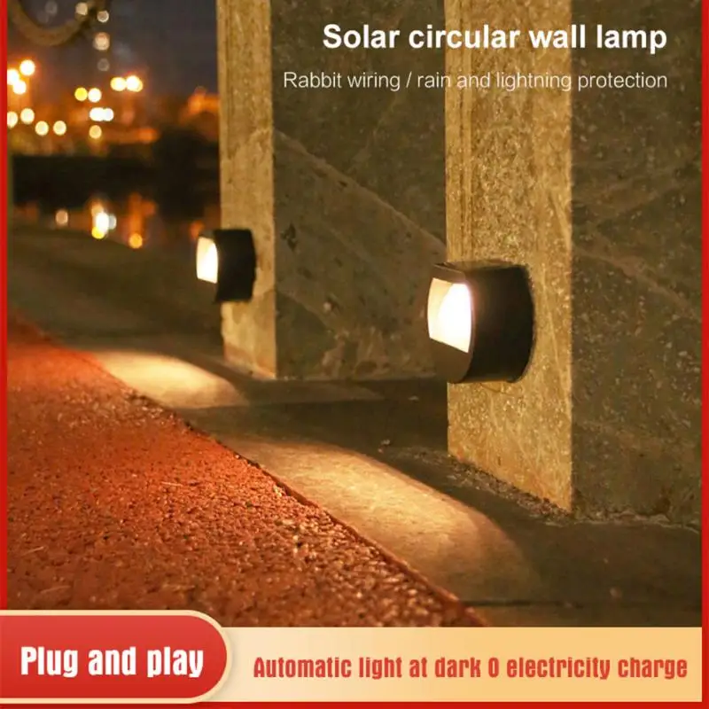 Solar Wall Light Christmas Decorative Lights Stair Step Lights Waterproof Led Guide Light Stage Lamp Garden Courtyard Supplies
Solar Wall Light Christmas Decorative Lights Stair Step Lights Waterproof Led Guide Light Stage Lamp Garden Courtyard Supplies