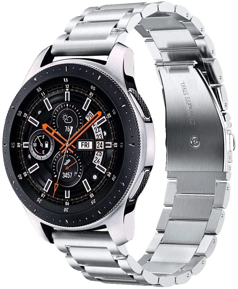 Ремешок металлический для Samsung Gear sport S2 S3 Classic браслет amazfit gtr huawei GT 2 42 46 мм galaxy watch
