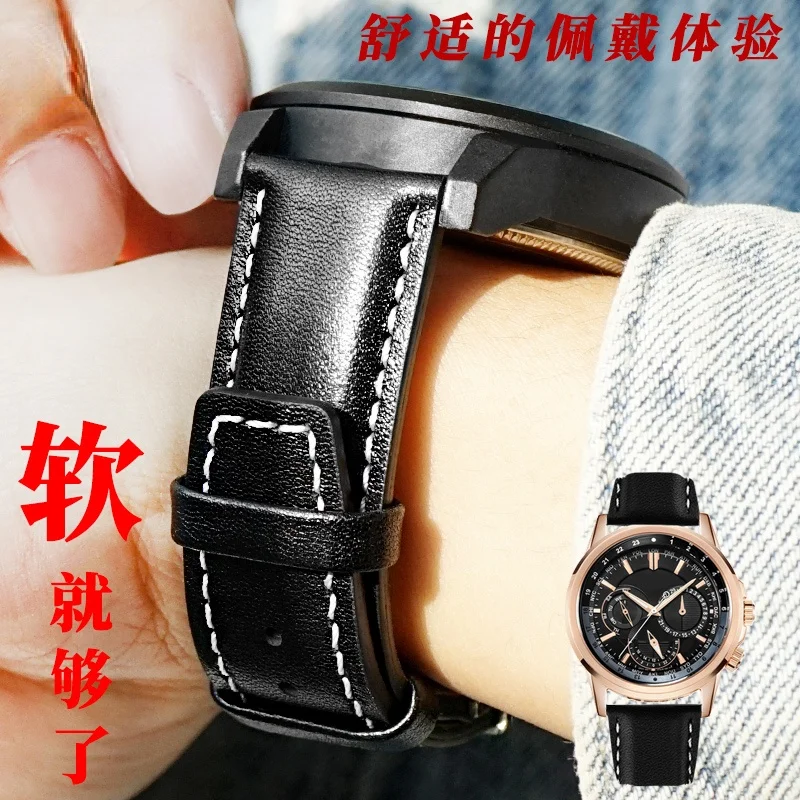 Genuine Leather Watch Strap for Citizen Eco-Drive BU2023-12E AT8110-11A Series Black Brown Leather Watch Band 22mm
Genuine Leather Watch Strap for Citizen Eco-Drive BU2023-12E AT8110-11A Series Black Brown Leather Watch Band 22mm
