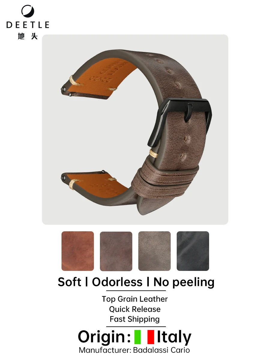 Natural Genuine Leather Watchband Quick Release Smart Watch Band 18mm 20mm 22mm 24mm for Casio Fossil Brand Cowhide Watch Strap
Natural Genuine Leather Watchband Quick Release Smart Watch Band 18mm 20mm 22mm 24mm for Casio Fossil Brand Cowhide Watch Strap